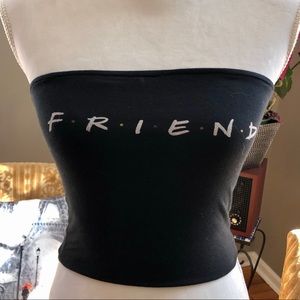 Friends Tube top. Black XS